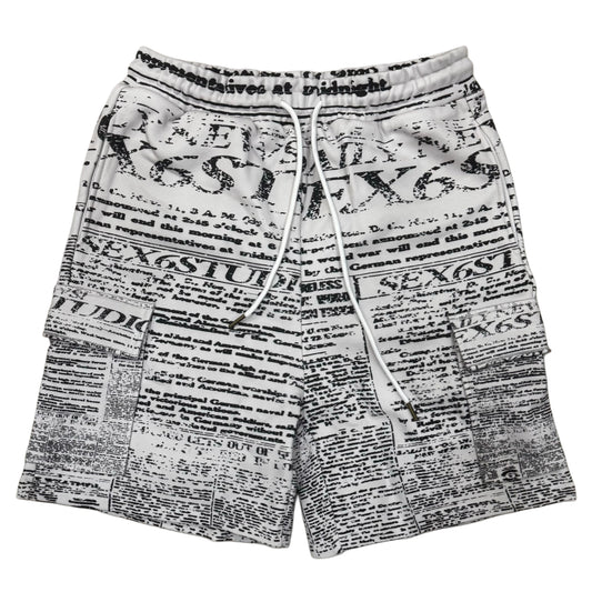 SEX6 Cargo Sweat Shorts